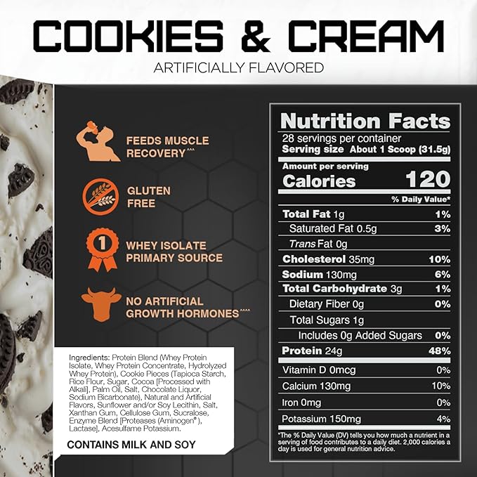 Rival Whey Cookies &amp Cream 2lb