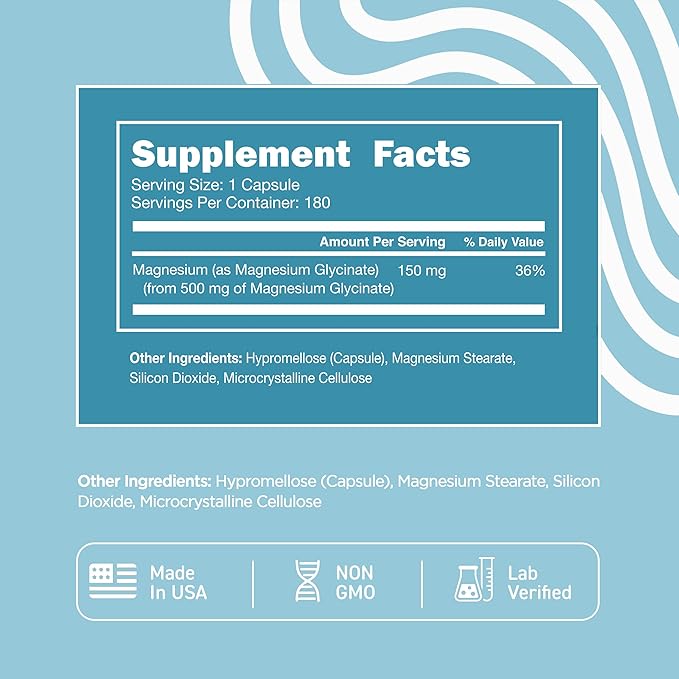 Vital Vitamins Magnesium Glycinate 180 ct + Astaxanthin 60 ct