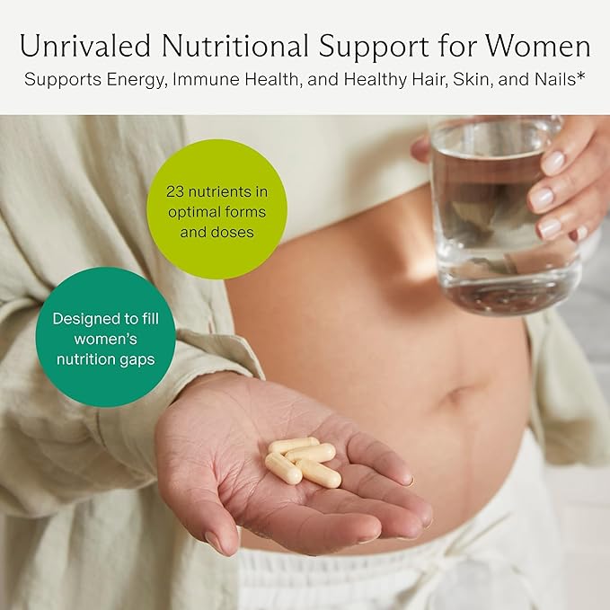 Needed. Multivitamin for Women with 22 Vitamins Minerals and Antioxidants - Daily Womens Multivitamin - Vitamin B12 B6 D3 4000IU Choline Biotin Magnesium Folate and More (60 Count)