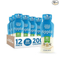 Ripple Vanilla Plant Based Protein Shake | 20g of Quality Sourced Pea Protein Calcium &amp Iron Rich | Shelf Stable | Vegan &amp Non GMO | Dairy Soy Nut &amp Gluten Free | 12 Fl Oz Bottles (Pac