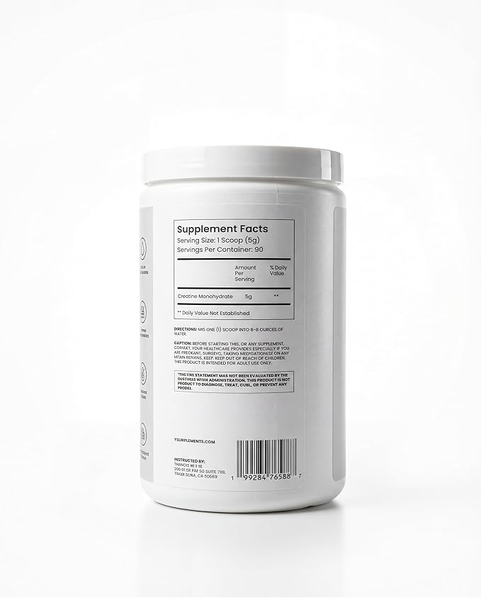 Protocol One Ultra-Micronized Creatine Monohydrate Powder | 450g 90 Servings | Muscle Strength Power &amp Recovery | Cognitive Focus &amp Mental Energy Support | Pure Unflavored