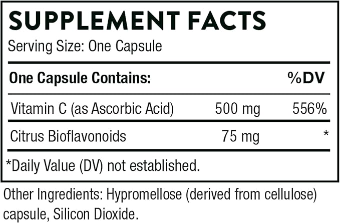 THORNE - Immune Support Combo - Vitamin D3 &amp Vitamin C Blend for Healthy Immune Function - 30 to 90 Servings
