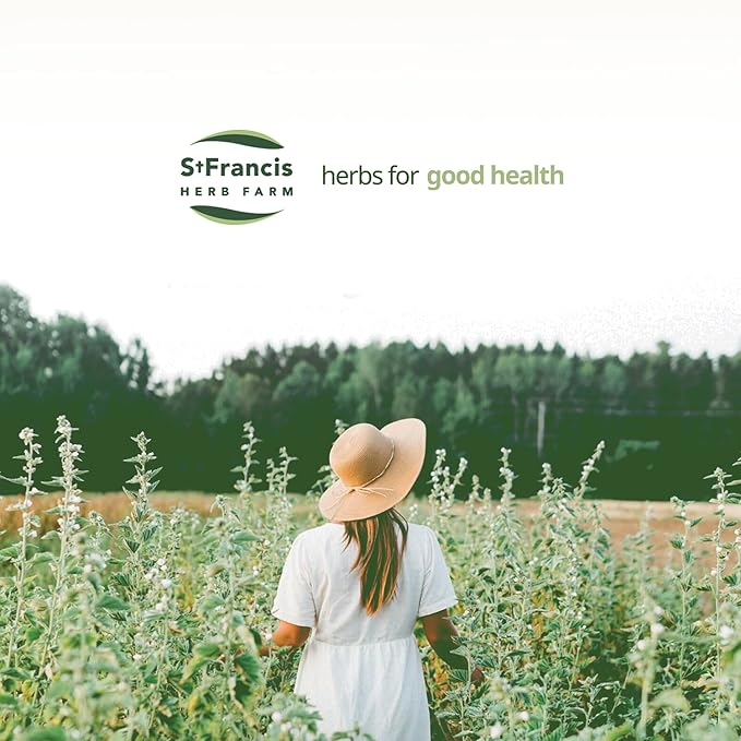 St. Francis Herb Farm Ashwagandha KSM-66® (60 Capsules) Enhanced Potency 12:1 Powder Extract Made with Organic Ashwagandha Herbs GMO Free Vegetarian (1 Bottle) Adaptogen