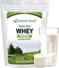 Z Natural Foods Grass-Fed Whey Protein Concentrate - Clean Whey Protein Powder from New Zealand - Cold Processed Pure Whey Protein with Essential Amino Acids for Nutrition &amp Fitness Unflavored 2