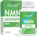 Sublingual NMN 500mg + Trans-Resveratrol 400mg 3-in-1 Advanced Formula 99% Pure NMN Resveratrol Supplement for Boost* NAD Cell Immune Energy &amp Muscle Anti-Aging 120 Lozenges (120-Day Supply)