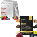 zooone NAD+ 1000mg Liquid Packets Supplement +Shilajit Himalayan Gummies with Ashwagandha &amp Black Musli