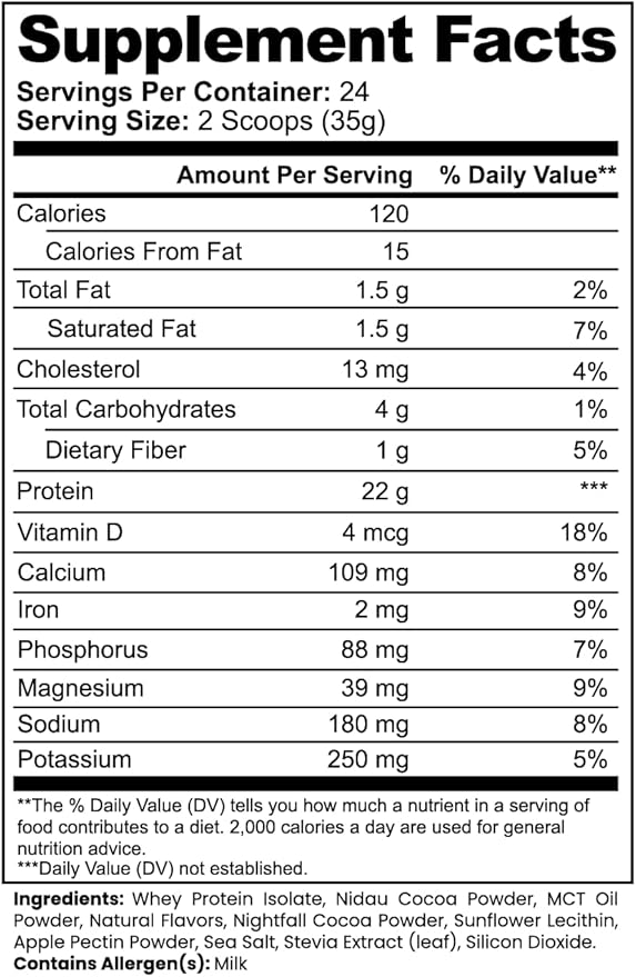 ONYXIS Advanced 100% Whey Protein Isolate – Rich Chocolate | 22g Fast-Absorbing Protein | Supports Muscle Recovery Lean Growth MCT Oil Digestive Support | Low Carb | 28.4oz (805g)