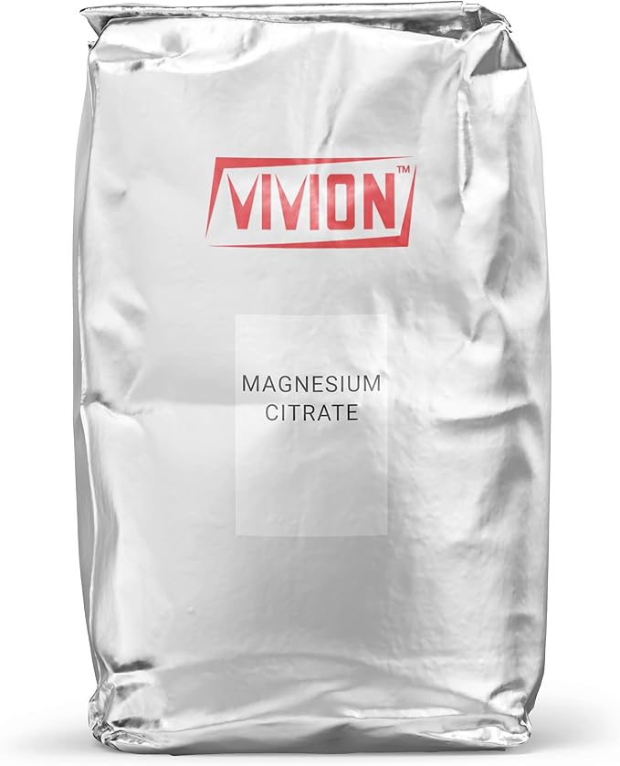 Magnesium Citrate 16% Mg USP - Bulk 25 kg (55 lb) - Pharmaceutical Grade Trimagnesium Dicitrate Nonahydrate Excipient
