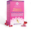 Nutricelebrity NutriFlora-Pro Probiotics for Women - Support Vaginal Urinary Health (UTI) Digestive System Period Pain Yeast and BV Relief Cranberry Pills 10 Billion CFU 6 Strains (60 Caps)