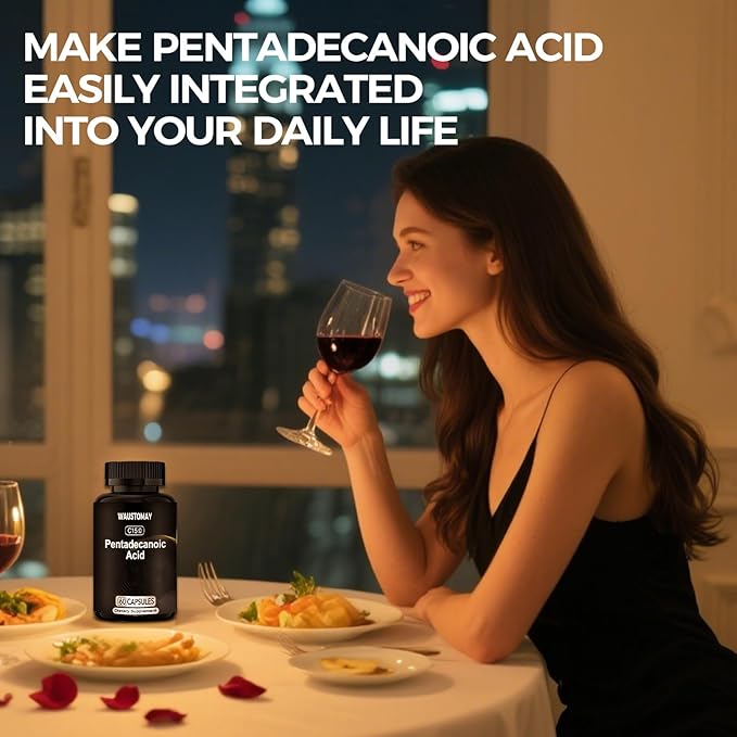 Pentadecanoic Acid Non-GMO - 60 Capsules