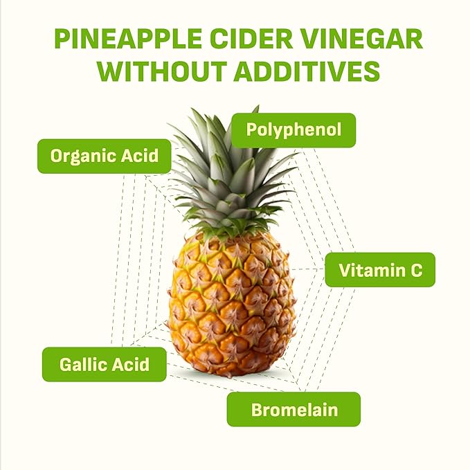 [Liveling] Apple&ampPineapple Cider Vinegar DUO pack Natural Cleanse with Premium Nutritional Ingredients pH balance Zero Sugar Easy cut &amp Easy Mix (60 Sticks)