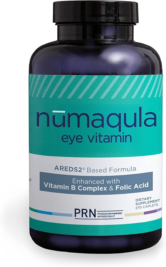 nūmaqula Eye Vitamins - 270 Capsules 90-Day Supply - AREDS2-Based Eye Vitamins with Lutein Zeaxanthin Vitamin B Complex &amp Vitamin E for Advanced Macular Support