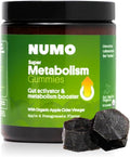 Numo Apple Cider Vinegar Gummies from The Mother ACV Gummies with Probiotics Folic Acid MCT Oil Vitamin B12 Pomegrante Supports Digestive Health Immune System Gut Health - 60 Count