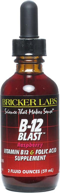 Bricker Labs B-12 Blast Raspberry Liq 2 oz ( Pack of 2)
