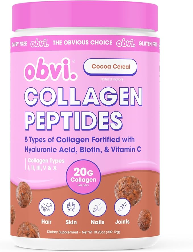 Obvi Collagen Peptides - Cocoa Cereal
