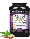Doctors Nutra Muscle Ezze PM Plus - 3000mg - Relaxant with Magnesium Glycinate - Gluten Free – 120 Capsules