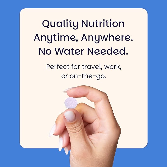 EZ Melts Oral Health Complete - Oral Probiotic - Supports Gum Health Fresh Breath &amp Helps Relieve Occasional Dry Mouth - No Artificial Flavors Non-GMO &amp Vegan - 60 Sublingual Tablets (30 Ser
