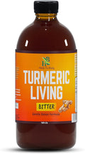 Herb To Body Turmeric Bitters Liquid 16oz - with Turmeric Root &amp Natural Herbal Blend Herbal Detox &amp Digestive Bitters Liquid Turmeric Supplement for Wellness &amp Balance