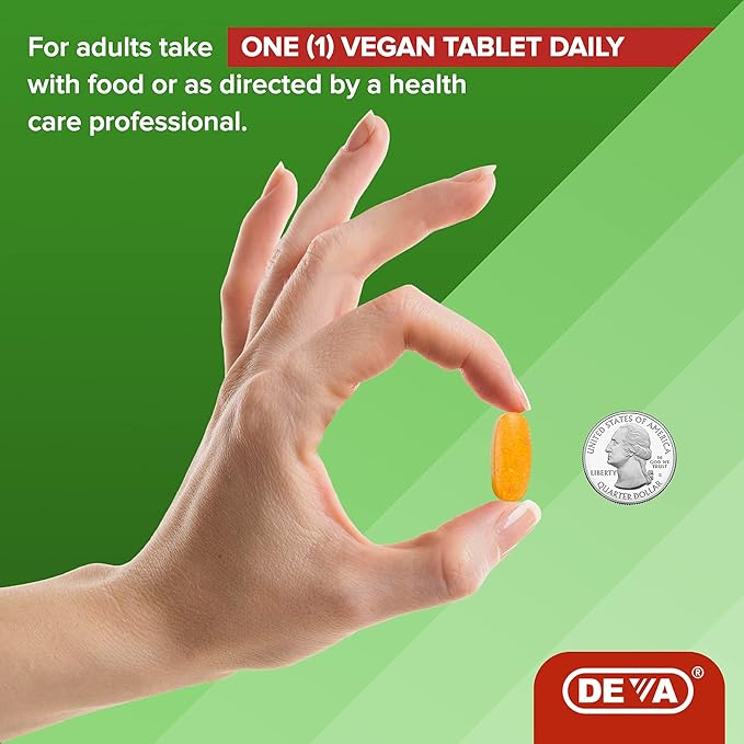 DEVA Vegan Glucosamine MSM &amp Chondroitin + Turmeric CMO Boswellia Hyaluronic Acid &amp More Improved Non-Animal Formula 90 Tablets (Pack of 2)