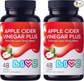 LIVS Apple Cider Vinegar Plus Gummies with Turmeric &amp Ginger | Organic ACV Gummies – Vegan Gluten-Free &amp Non-GMO – 120 Count