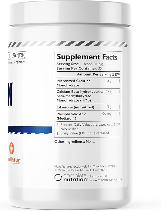 Legal Limit Labs Alpha Gain- Clean Athlete Complex- creatine HMB L-Leucine and Phosphatidic Acid - Lean Muscle 30 Servings