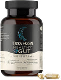 TERRA ORIGIN Healthy Gut Reset PM | 60 Veggie Capsules | Natural Sleep Aid Supplement for Sleep &amp Wake Cycles | GABA L-Theanine Melatonin L-Glutamine Licorice Root Slippery Elm Root