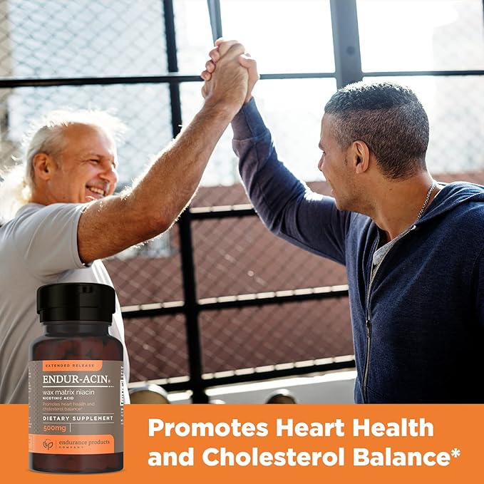 ENDUR-C® - 1000mg Sustained-Release Vitamin C Supplement for Optimal Absorption* - 150 Tablets and ENDUR-ACIN Niacin - Vitamin B3 Niacin 500mg Extended Release &amp Low-Flush 200 Tablets
