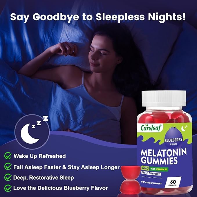Vegan Ashwagandha Gummies with Melatonin Gummies