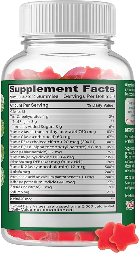 Multivitamin for Adults &amp Teens Bundle – Complete Daily Health Support Gummies
