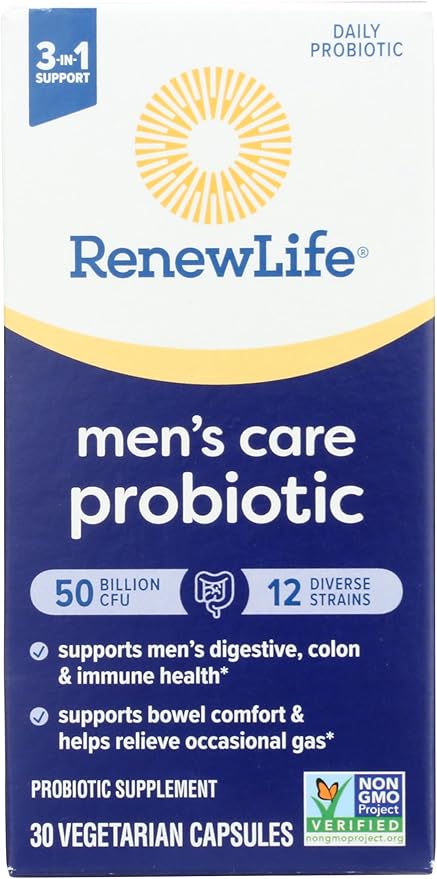 Renew Life Men's Care Probiotic 50B 30 Ct