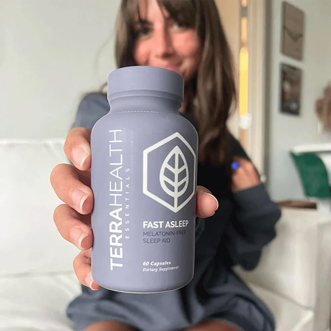 Terra Heath Essentials Fast Asleep - Sleep Support Helps with Sleeplessness &amp Restlessness - All Natural 30 Day Supply