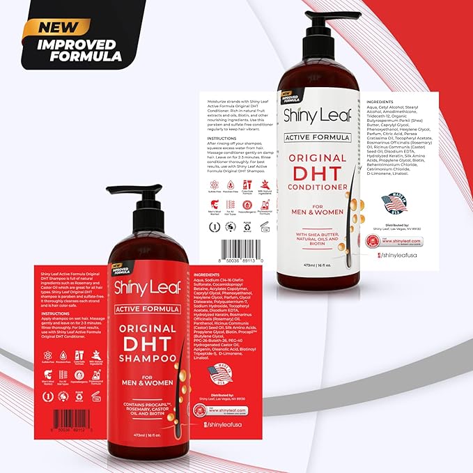 Bariatric Multivitamin with Iron and DHT Blocker Shampoo and Conditioner Hair Loss Shampoo and Conditioner for Women and Men