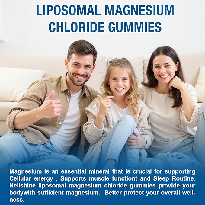 2 Pack Liposomal Magnesium Chioride Gummies 2000mg with Calcium Vitamin D3 B12 Zinc L-Theanine CoQ10 | Proprietary Blend for Stress Relief Heart &amp MuscleImmune Energy &amp Relaxation Supp