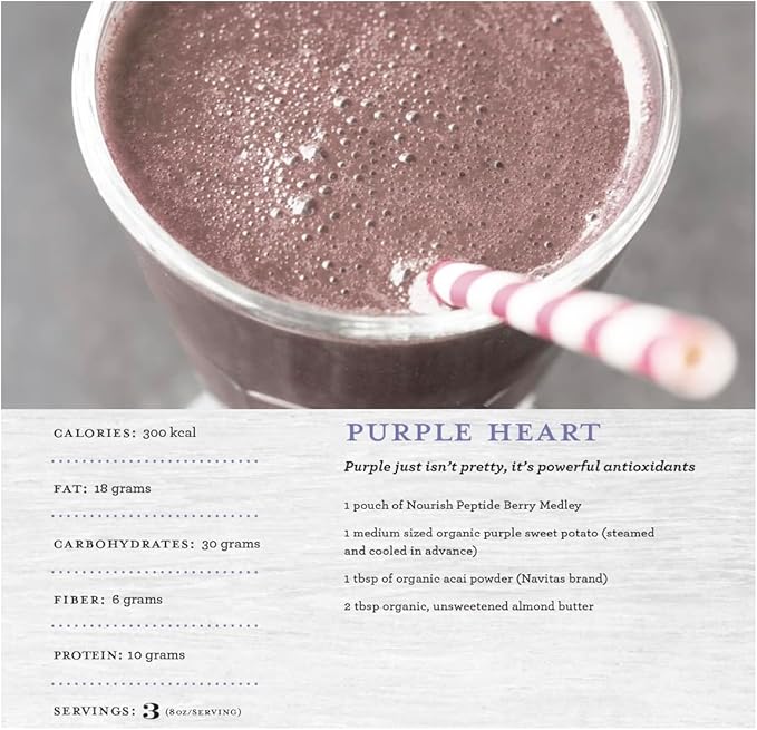FUNCTIONAL FORMULARIES Nourish Organic Pediatric Peptide Berry Medley Tube Feed Formula 20g Protein 8g Fiber 12 Oz (24 Pack)