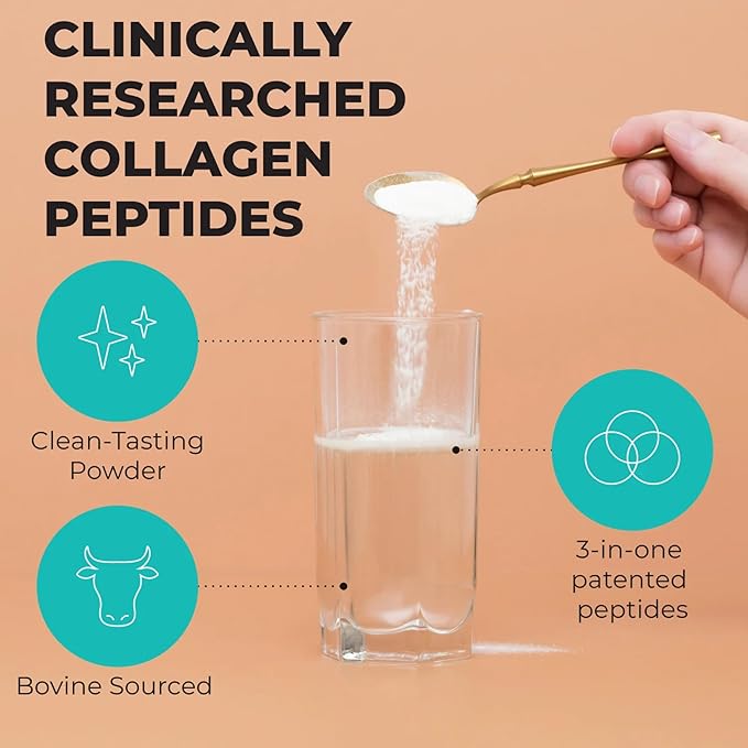 Reignite Wellness by JJ Virgin | Collagen Peptides Powder | Collagen Peptides Powder Supplement | Hair Skin &amp Nails Support | Muscle &amp Joint Support Supplement | 30 Servings