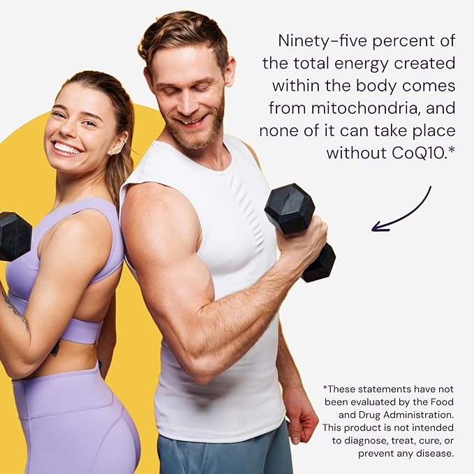 Healthy Origins® CoQ10 400 mg – Natural Trans-Isomer Ubiquinone – Yeast Fermented Supports Heart Health &amp Cellular Energy – Non-GMO 60 Softgels