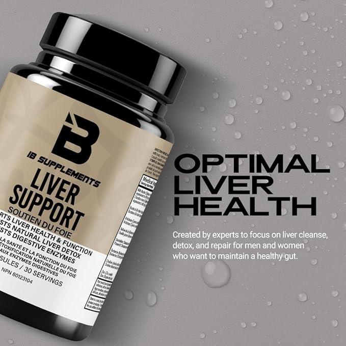 Iron Brothers Liver Support &amp Detox Supplement for Men/Women - Supports Bile Flow &amp Healthy Metabolism - Liver Cleanse Detox &amp Repair Formula w/Milk Thistle &amp Dandelion - 60 Capsules