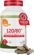 Zahler 120/80 Cardiovascular Support Formula Supports Healthy Blood Pressure Levels 60 Capsules.