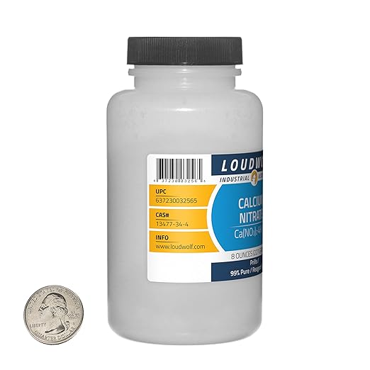 Calcium Nitrate / 2 Pounds / 4 Bottles / 99% Pure Reagent Grade/Prills