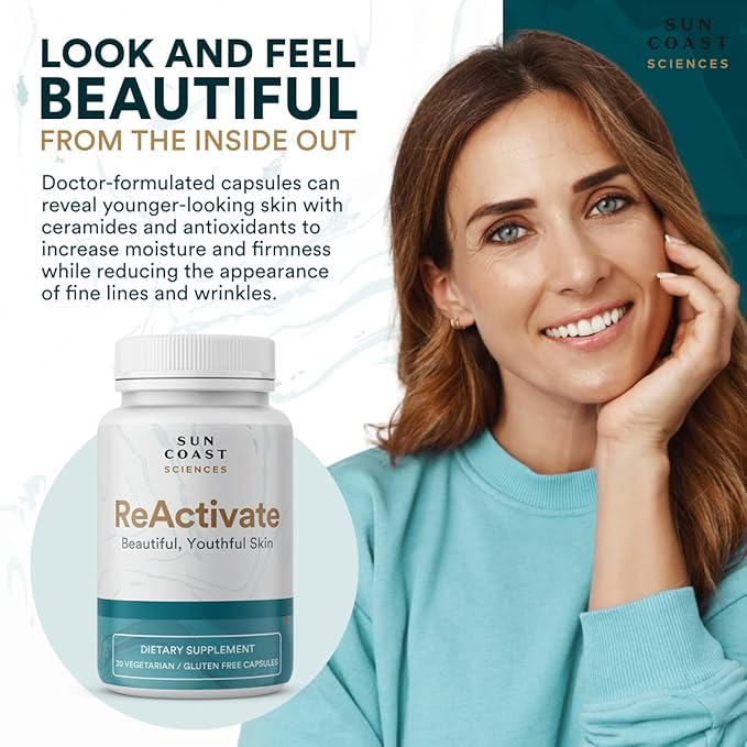 ReActivate Your Skin’s Beauty from Within with Dr. Rosenberg’s Special Skin Health Formula - 30 Count (Pack of 1)