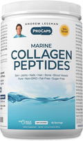 ANDREW LESSMAN Marine Collagen Peptides 60 Servings - Supports Radiant Smooth Soft Skin Comfortable Joints. Pure. Super Soluble No Fishy Flavor No Additives Non-GMO