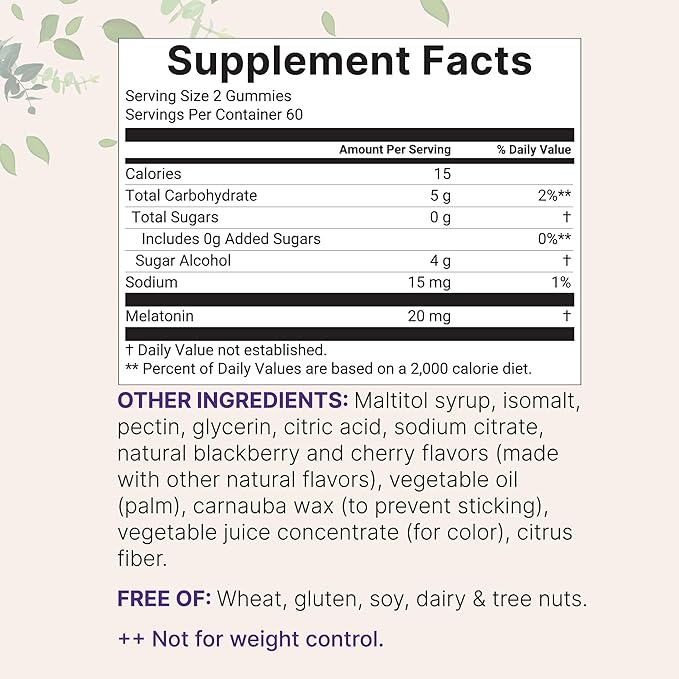 Micro Ingredients Melatonin Gummies &amp 8-in-1 Multi Collagen | Bundle | Sugar-Free BlackBerry Cherry Flavor | Non-Habit-Forming Ingredients | Hydrolyzed Peptides + Biotin Hyaluronic Acid &amp Vit