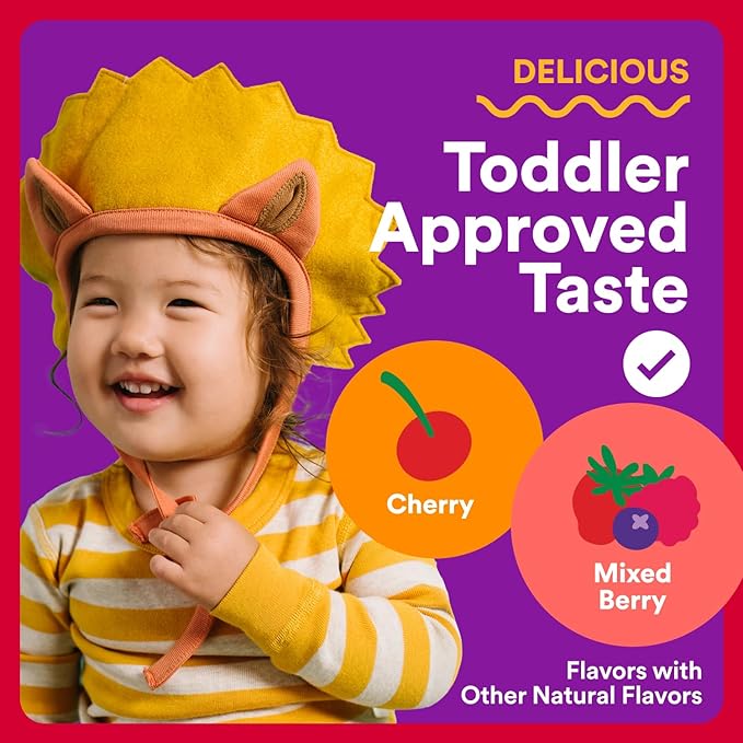 SmartyPants Organic Toddler Multivitamin Gummies: ProbioticsOmega 3 (ALA)Vitamin D3CVitamin B12B6AK&ampZincBeta CaroteneGluten FreeThree Fruit Flavors (30 Day Supply)60 Count (Pack of 2)