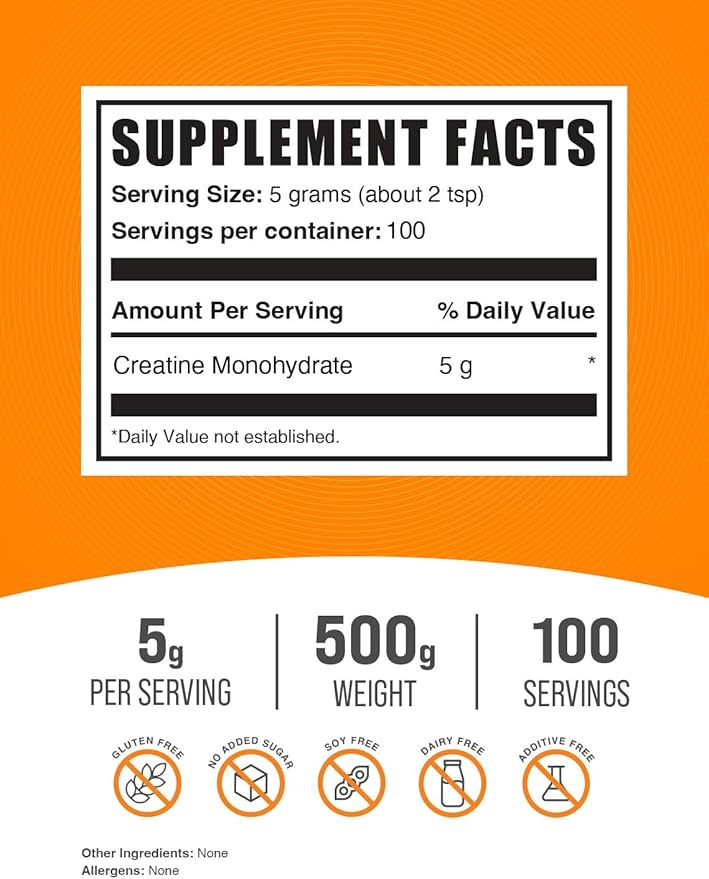 BulkSupplements Creatine 500g + L-Citrulline 500g Bundle