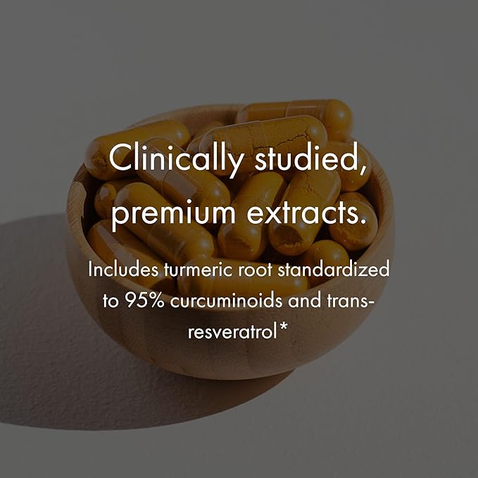 NAOMI Turmeric Curcumin All Fully Standardized 1000mg 95% Curcuminoids BioPerine High Absorption &amp Resveratrol Clinically Studied Joint Support Supports Healthy Muscle Response