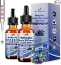 2 Pack Methylated B Complex Liquid Drops Complete 9-in-1 Methyl B Vitamins w. B12 Methylfolate Inositol Choline TMG Vitamin C E Super B-Complex Methylated for MTHFR Support Energy Mood Nerve Health1