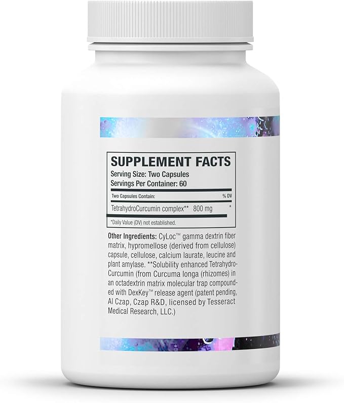 Tesseract Medical Research Optimal Gut &amp Tissue Bundle Butyric Acid Complex Gastrointestinal and Curcumin Metabolite Joint Relief Supplement