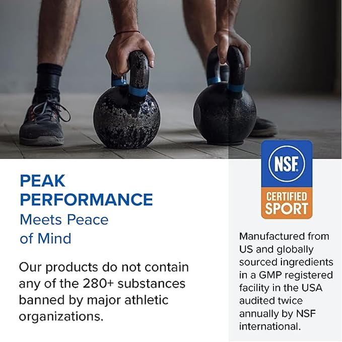 Designs for Sport Micronized Creatine Monohydrate Unflavored Powder - NSF Certified for Sport 90 Servings Supports Muscle Recovery Brain Health Pre and Post Workout Strength