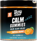 TASTY GAINS Magnesium Gummies – Sugar-Free Calm Gummies for Adults &amp Kids – Stress Relief Sleep Support &amp Mood Booster – with L-Theanine Magnesium Citrate &amp Lemon Balm – 60 Chews