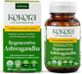 Regenerative Ashwagandha -Regenerative Organic Certified - Stress Relief &amp Sleep Supplement* - Containing Withanolides - Vegan Non-GMO - 60 Capsules - 30 Servings